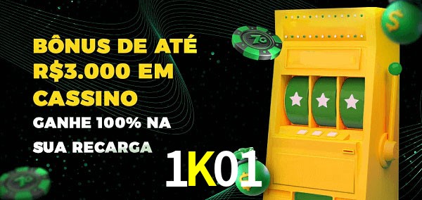 1K01 melhor bônus de depósito